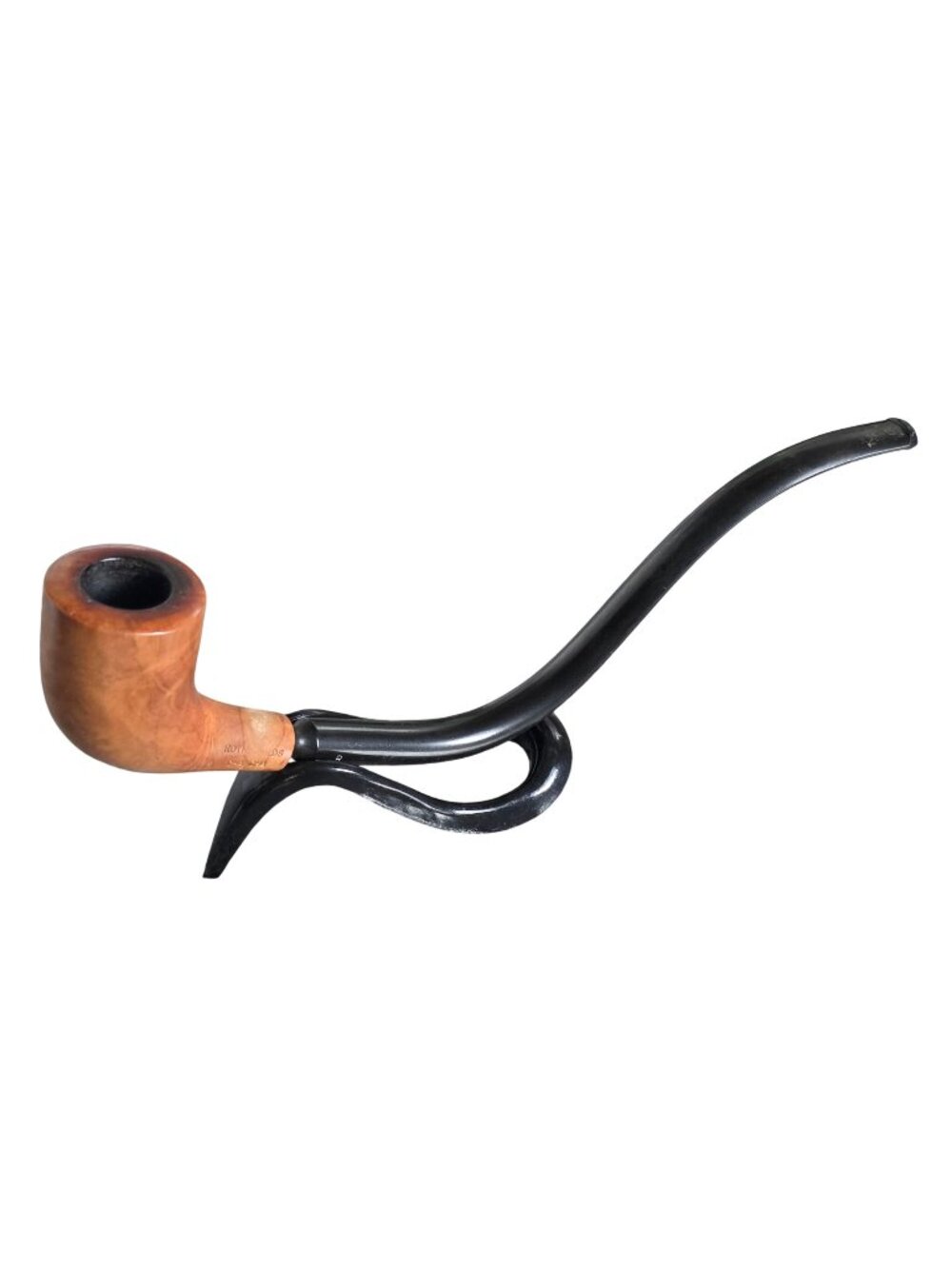 Rothschilds Cha Cha 2 Tobacco Briar Billiard Smoking Bent Stem Pipe